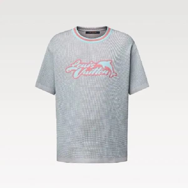 루이비통 남성 라운드 반팔 티셔츠 - Louis vuitton Mens Round Tshi… - 1