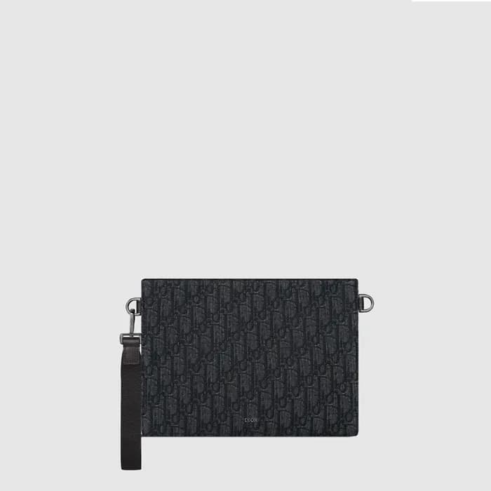 디올 남성 A5 트라이앵글 파우치 - Dior Mens A5 Triangle Pouch -… - 1