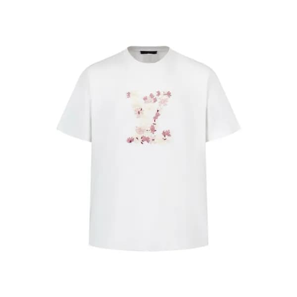 루이비통 남성 라운드 반팔 티셔츠 - Louis vuitton Mens Round Tshi… - 1