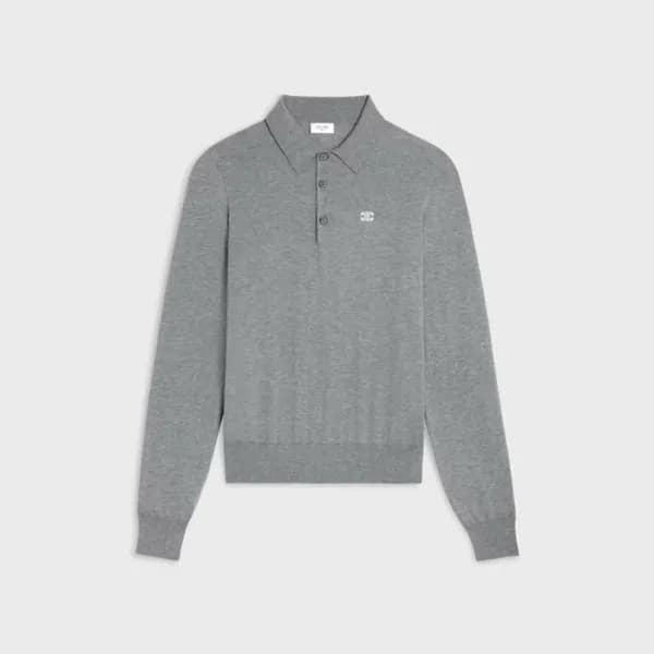 셀린느 남/녀 폴로 니트웨어 - Celine Unisex Polo Knitwear - ce… - 1