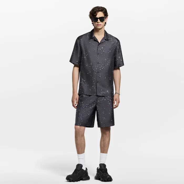 루이비통 남성 실크 쇼츠 - Louis vuitton Mens Monogram Shorts… - 1