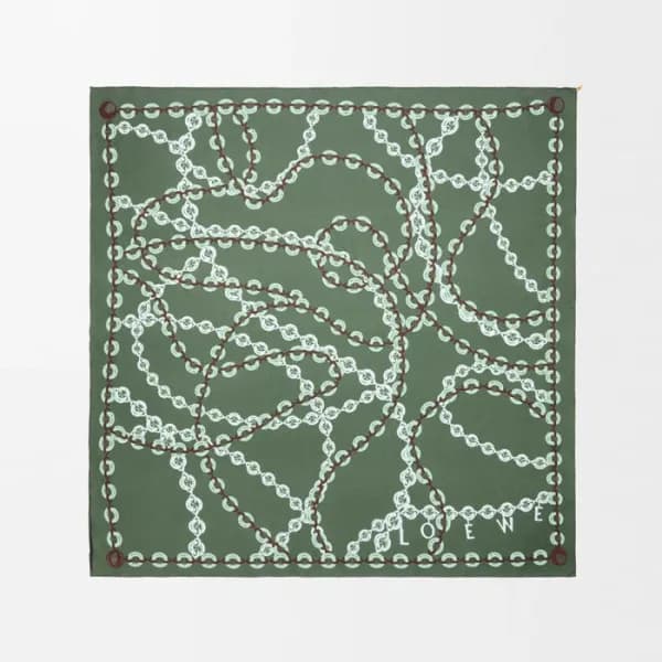 로에베 여성 스퀘어 스카프 - Loewe Womens Square Scarf - acc67… - 1