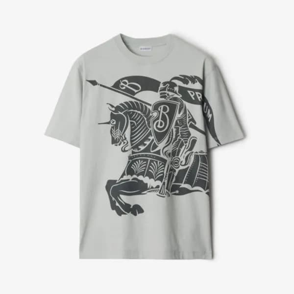 버버리 남성 라운드 반팔 티셔츠 - Burberry Mens Round Tshirt - b… - 1