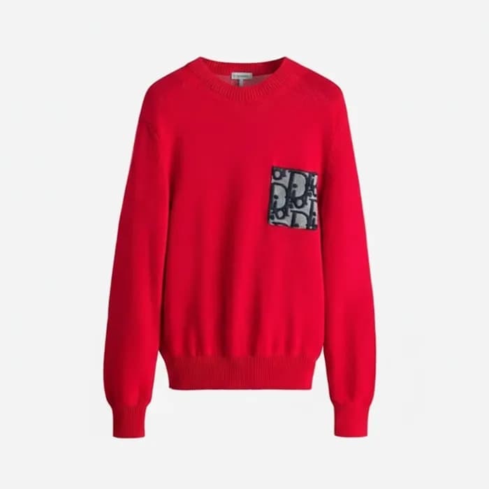 디올 남성 오블리크 스웨터 - Dior Mens Oblique Sweater - dic13… - 1