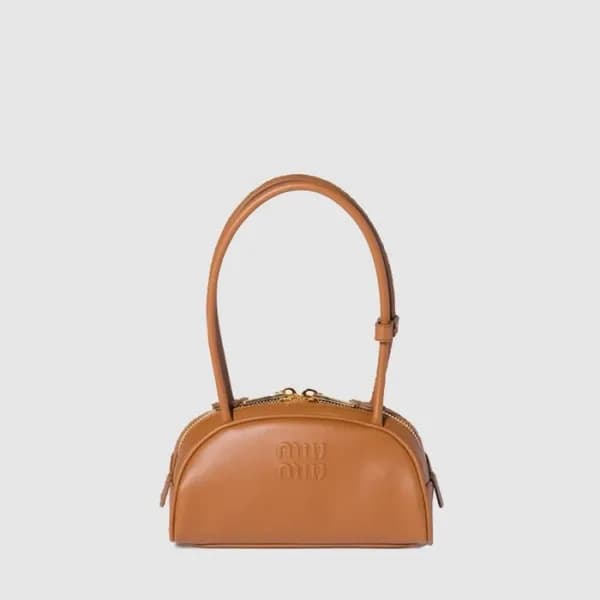 미우미우 여성 가죽 보 백 - Miumiu Womens Beau Bag - mib13880… - 1