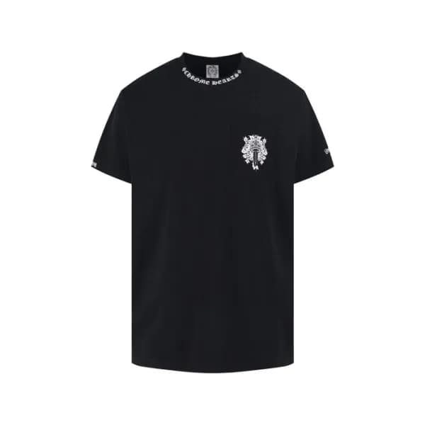 크롬하츠 남성 라운드 반팔티 - Chrom Hearts Mens Round Tshirt -… - 1