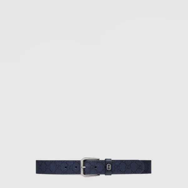 구찌 남성 스터드형 더블 G 디테일 벨트 - Gucci Mens Studded Double… - 1