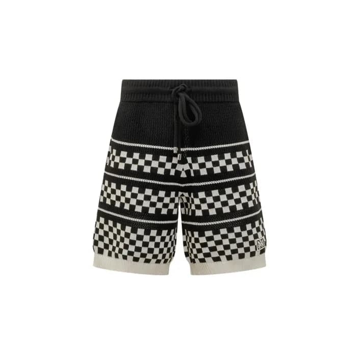 아미리 남성 체크무늬 반바지 - Amiri Mens Checkered Shorts - am… - 1