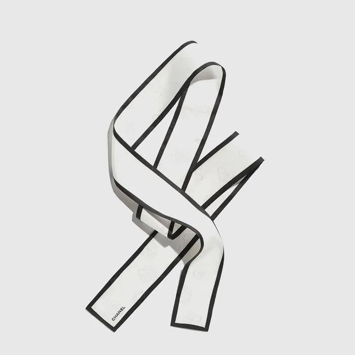 샤넬 여성 헤어밴드 실크 트윌 - Chanel Womens Silk Twill Hairba… - 1
