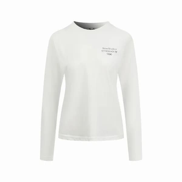 아크네 여성 라운드 긴팔티 - Acne Womens Round Tshirt - anc16445x