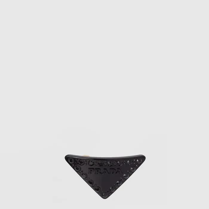 프라다 여성 플렉시글라스 헤어 클립 - Prada Womens Plexiglass Hair Clip - acc10291x - 1