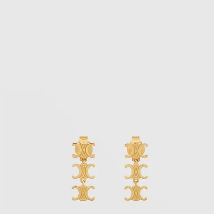셀린느 여성 골드 이어링 - Celine Womens Gold Earring - acc10532x - 1