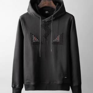 FENDI 2018 MENS COTTON HOOD TEE - 팬디 남성 코튼 후드티 FEN… - 1