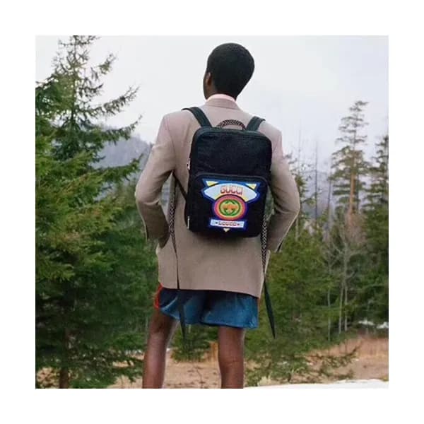 Gucci 80S Patch Back Pack,28CM - 구찌 80S 패치 남여공용 백… - 1