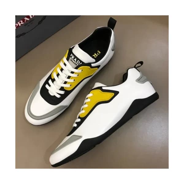 PRADA 2018 MENS LEATHER SKEAKERS - 프라다 남성 레더 스니커즈 … - 1