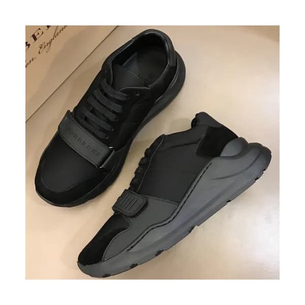 Burberry 2018 Mens Canvas Ankle Running Shoes - 버버…