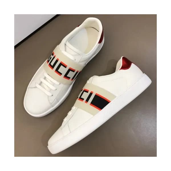 GUCCI 2018 MENS LEATHER SKEAKERS - 구찌 남성 레더 스니커즈 G… - 1