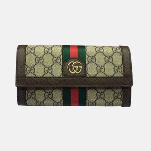Gucci 2018 Ophidia GG Pin Code Long Purse 523153 -… - 1