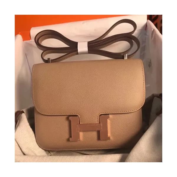 Hermes Constance Leather Shoulder Bag,19cm - 에르메스 … - 1