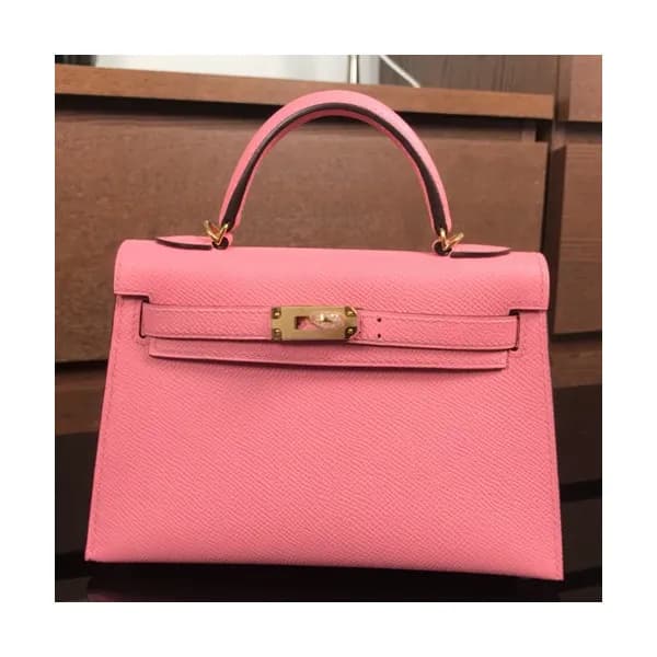 Hermes Mini Kelly 2 Epsom Leather Tote Shoulder Ba… - 1