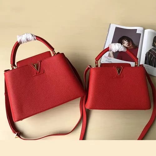 Louis Vuitton Capucines Tote Shoulder Bag,27/31cm … - 1