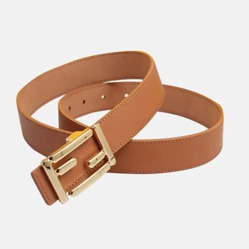 Fendi 2019 Mens Baguette Double "F" Antique Buckle… - 1