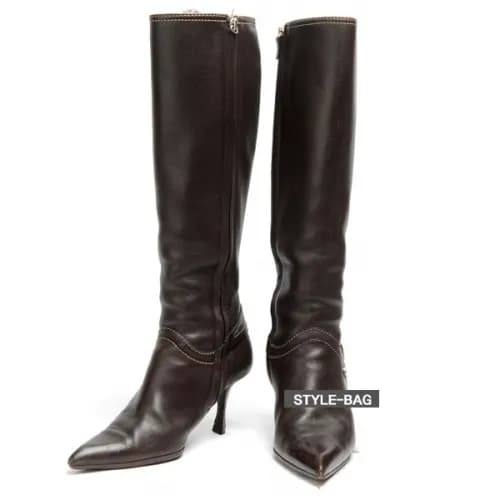 Celine 2019 Womens Leather Long Boots - 셀린느 여성 레더 … - 1