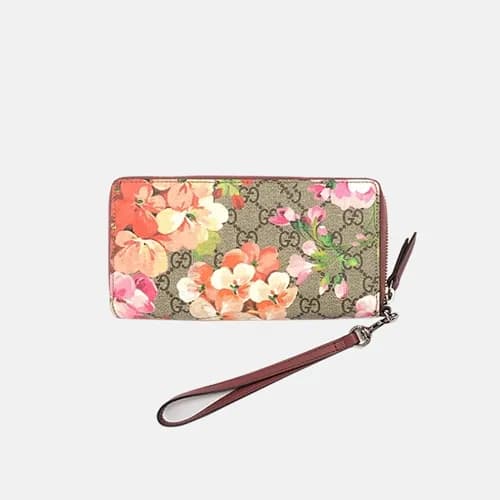 Gucci 2019 Womens Ebony GG Supreme Canvas Bloom Zi… - 1