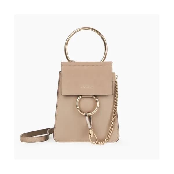 Chole 2019 Faye Leather Mini Shoulder Bag / Phone … - 1
