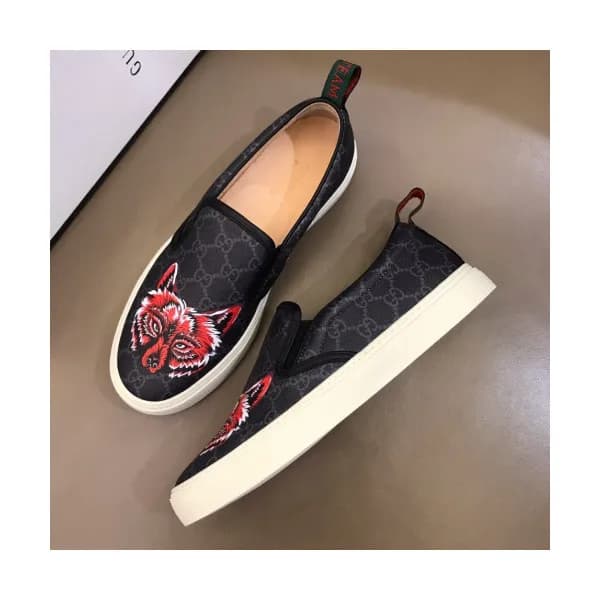 Gucci 2019 Mens Fox GG Ophidia Slip-on - 구찌 남성 폭스 … - 1