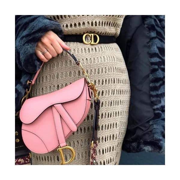 Dior 2019 Leather Saddle Shoulder Bag ,17/25.5CM -… - 1