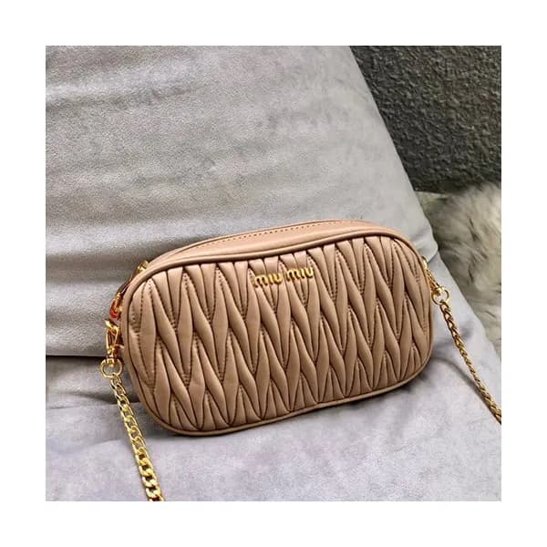 MiuMiu 2019 Matelasse Belt Bag / Shoulder Cross Ba… - 1