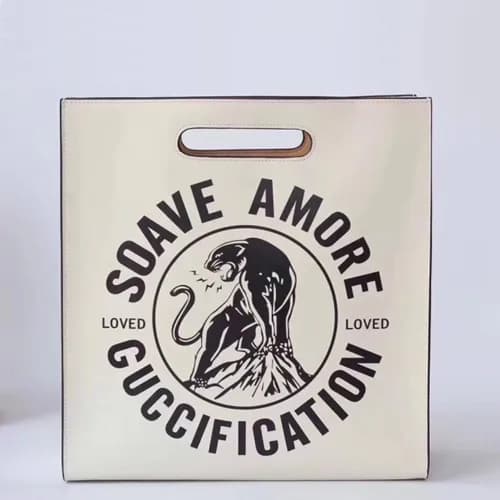 Gucci 2019 Leather Tote Bag,38CM - 구찌 2019 레더 토트백 … - 1