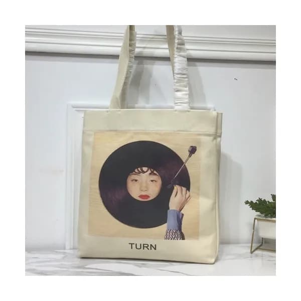 Valentino 2019 Canvas Tote Shoulder Shopper Bag,35… - 1