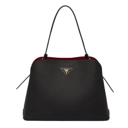 Prada 2019 Promenade Leather Tote Shoulder Bag,35.… - 1