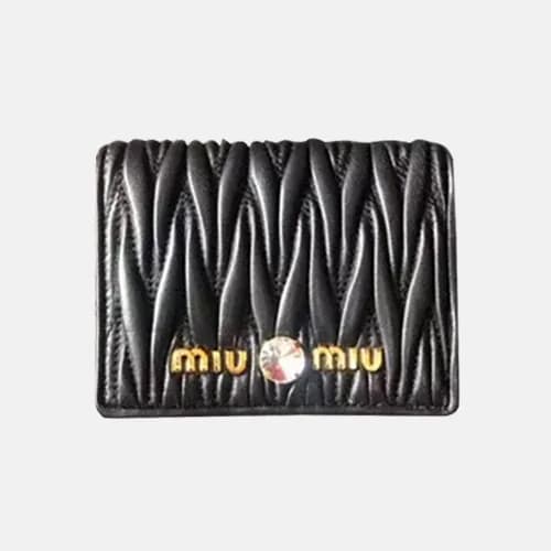 MiuMiu 2019 Leather Pocket Wallet 5ML204 - 미우미우 2… - 1