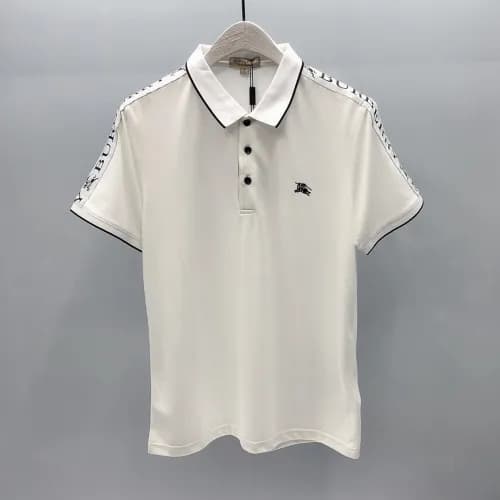 Burberry 2019 Mens Logo Cotton Short Sleeved Polo … - 1