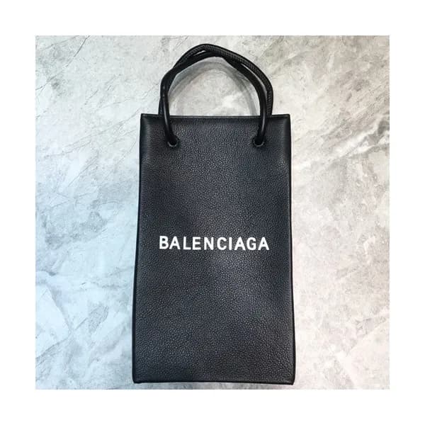 Balenciaga 2019 Leather Super Mini Tote Shoulder B… - 1
