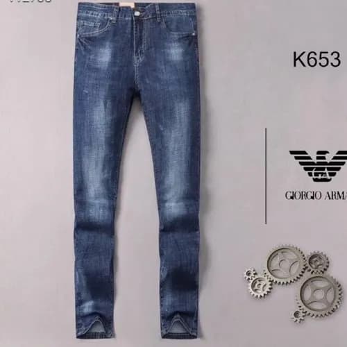 Armani 2019 Mens Graffity Denim Pants - 알마니 남성 그래피… - 1