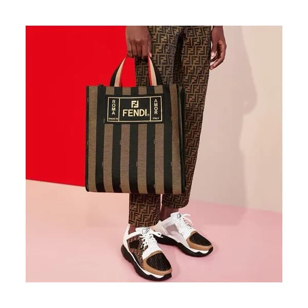 Fendi 2019 Canvas Tote Shopper Bag ,40CM - 펜디 2019… - 1