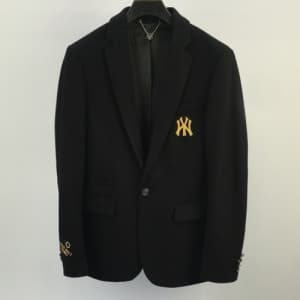 Gucci 2019 Mens Yankees Logo Cotton Suit Jacket - … - 1