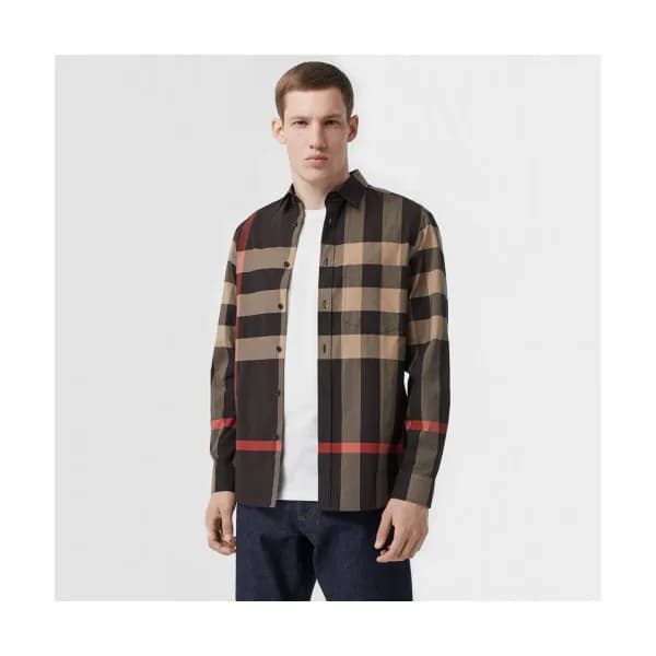 Burberry 2019 Mens Vintage Logo Cotton shirt - 버버리… - 1
