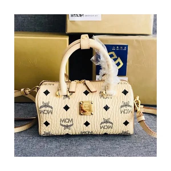 MCM 2019 Visetos Tote Shoulder Bag,18.5cm - 엠씨엠 20… - 1