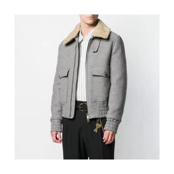 Ami 2019 Mens Logo Casual Cashmere Jacket - 아미 201… - 1