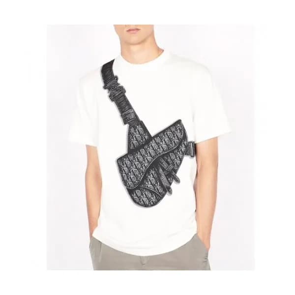 Dior 2019 Mens Logo Cotton Short Sleeved Tshirt - … - 1