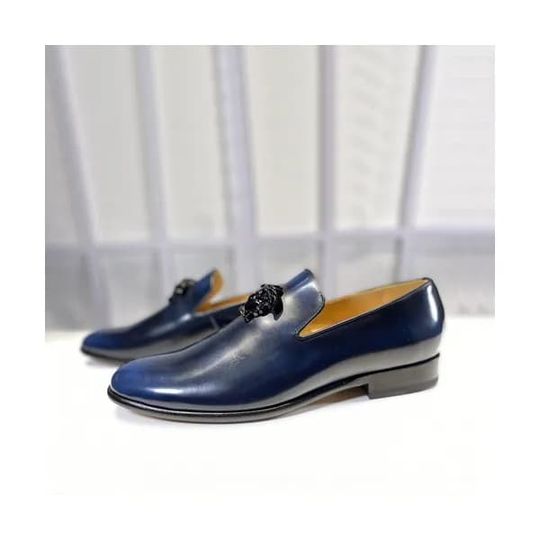 Versace 2020 Mens Leather Shoes - 베르사체 2020 남성용 레… - 1