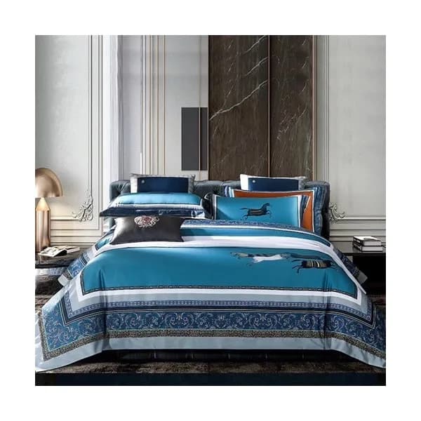 Hermes 2020 Supima Cotton Bedding 4 Set - 에르메스 202… - 1