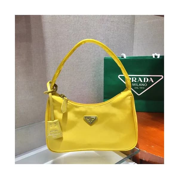 Prada 2020 Nylon Hobo Tote Shoulder Bag,23CM - 프라다… - 1