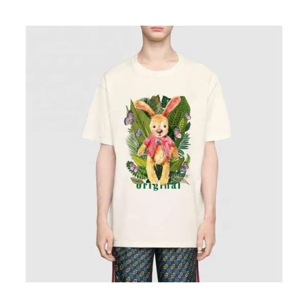 [매장판]Gucci 2020 Mm/Wm Logo Cotton Short Sleeved Ts… - 1