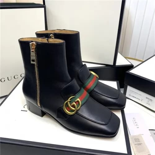 Gucci 2020 Women's Leather Ankle Boots - 구찌 20… - 1